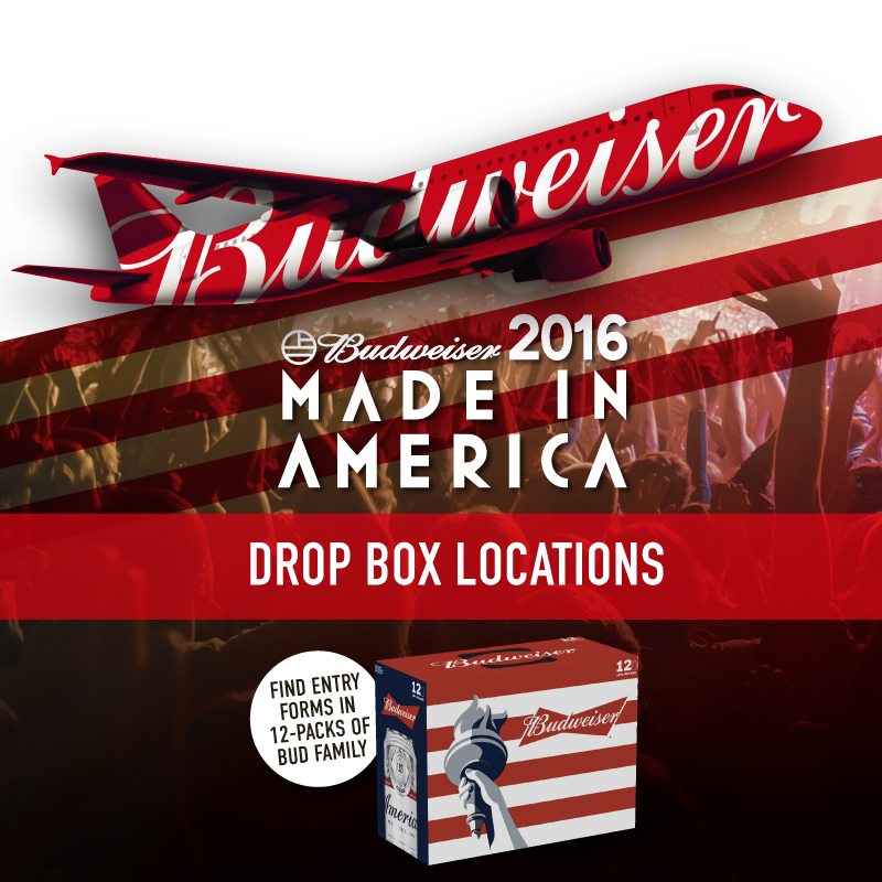 Bud MIA Drop Box Locations