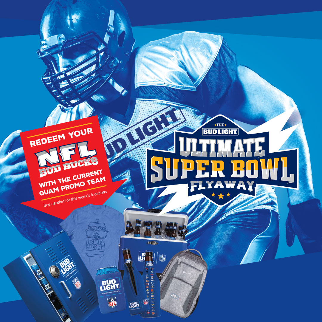 Bud Light Super Bowl Flyaway Redemptions 12/27-12/29